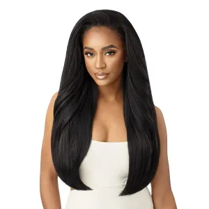 Outre New Half Wig Cap Lays Flat Quick Weave NEESHA H303 (1B)