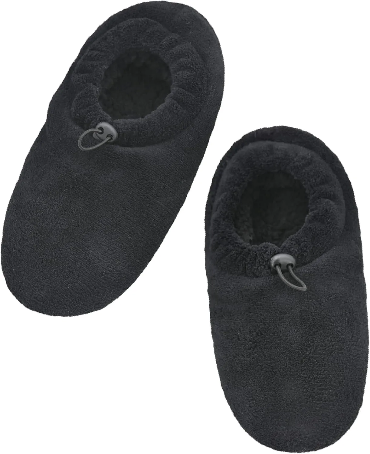 Panda Bros Mens Slipper Socks With Non Skid Bottoms, Warm Slipper Socks With Grippers For Men, Fuzzy House Slippers