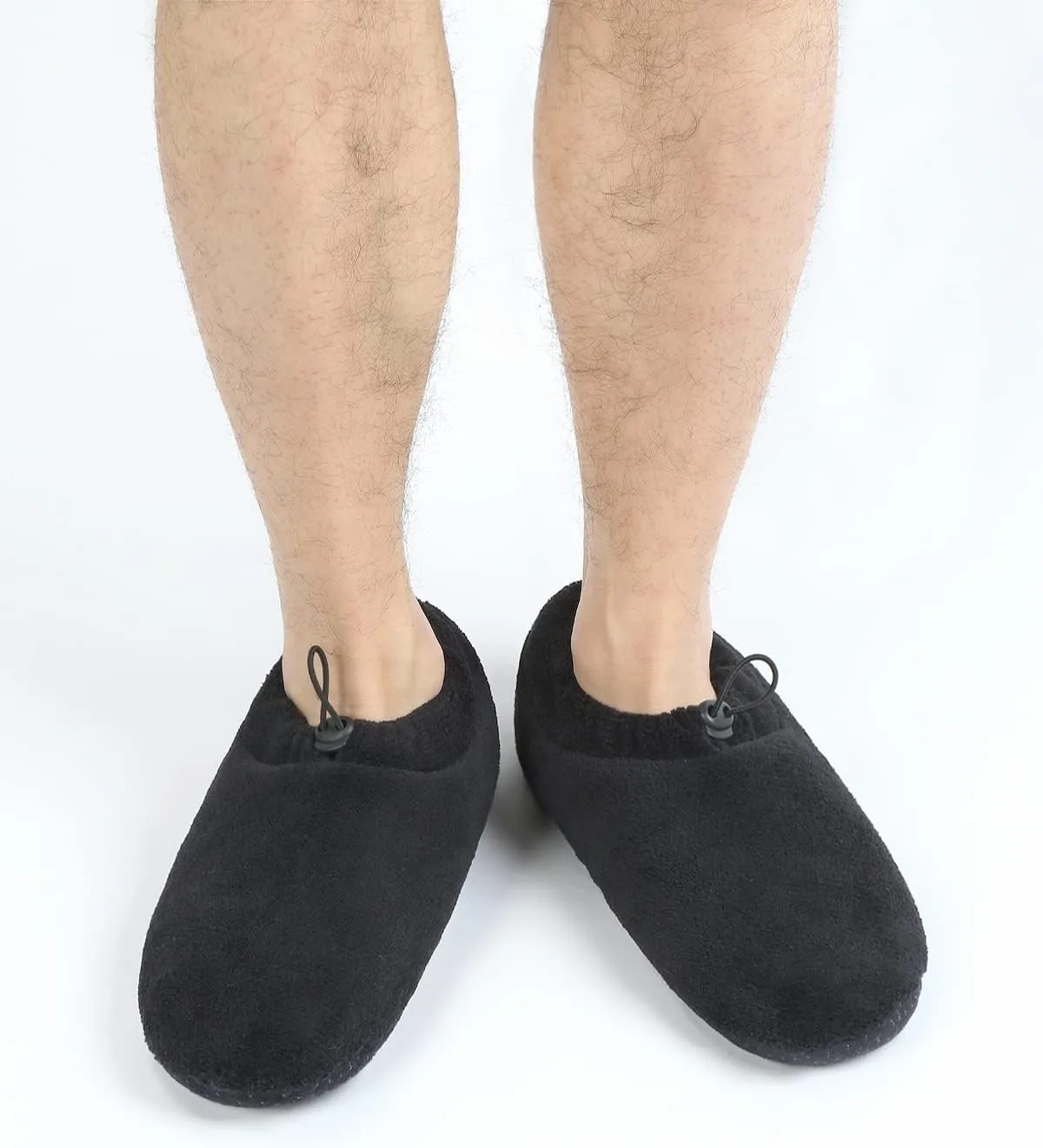 Panda Bros Mens Slipper Socks With Non Skid Bottoms, Warm Slipper Socks With Grippers For Men, Fuzzy House Slippers