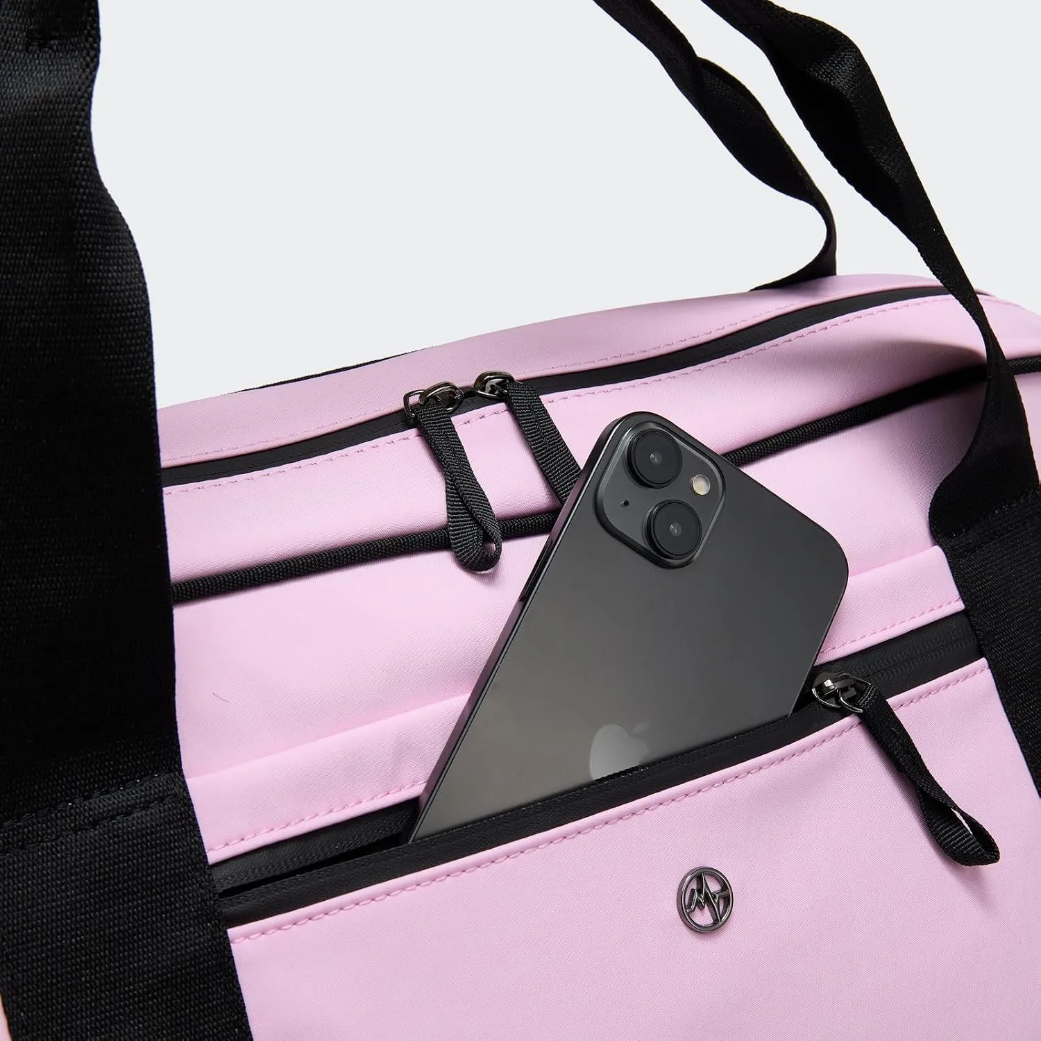 Pander 28L Large Gym Duffle Bag with Shoe Compartment, Fit for Travel, Weekend, Sports, Workout, Overnight.(Pink)