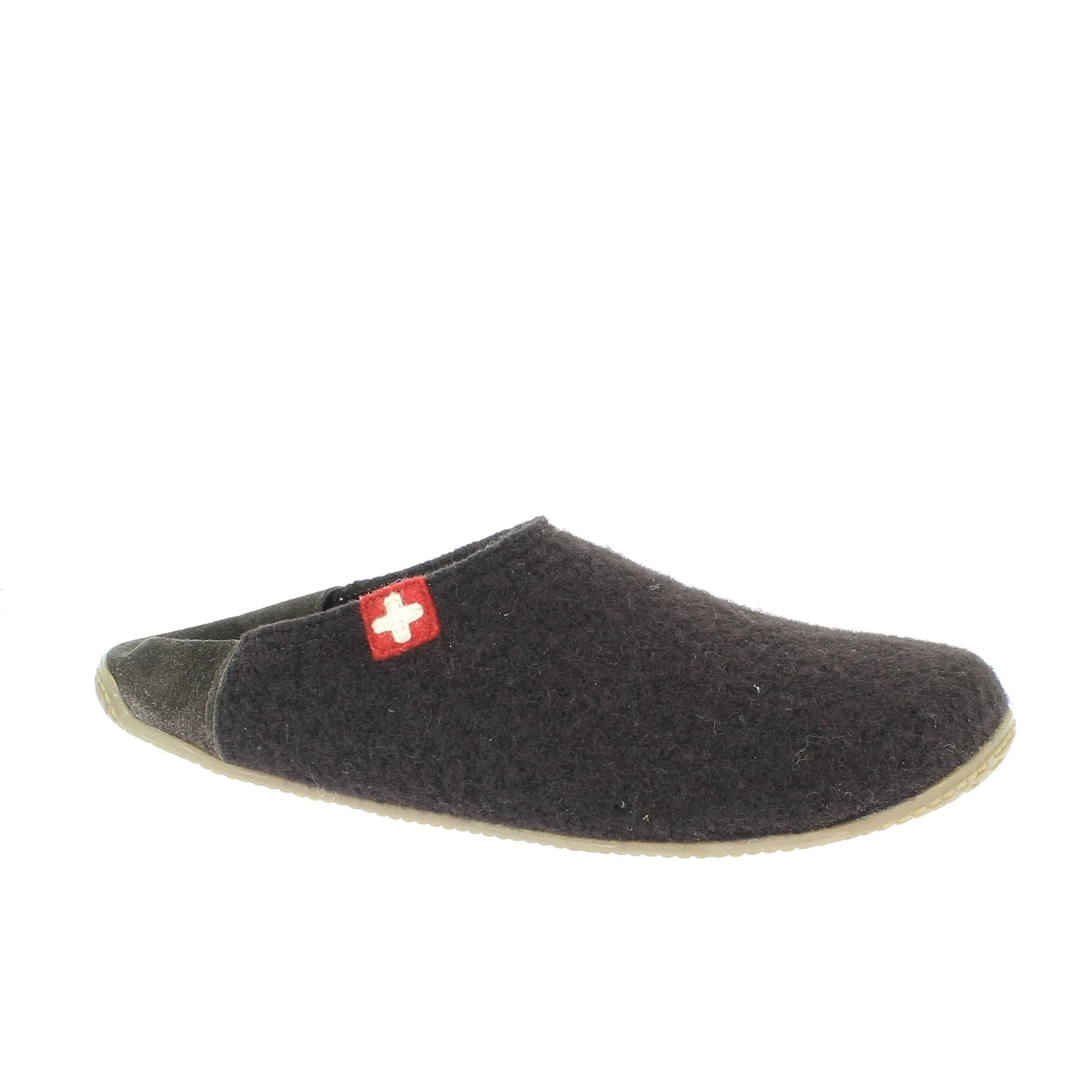 Pantoffel mit Lederkappe