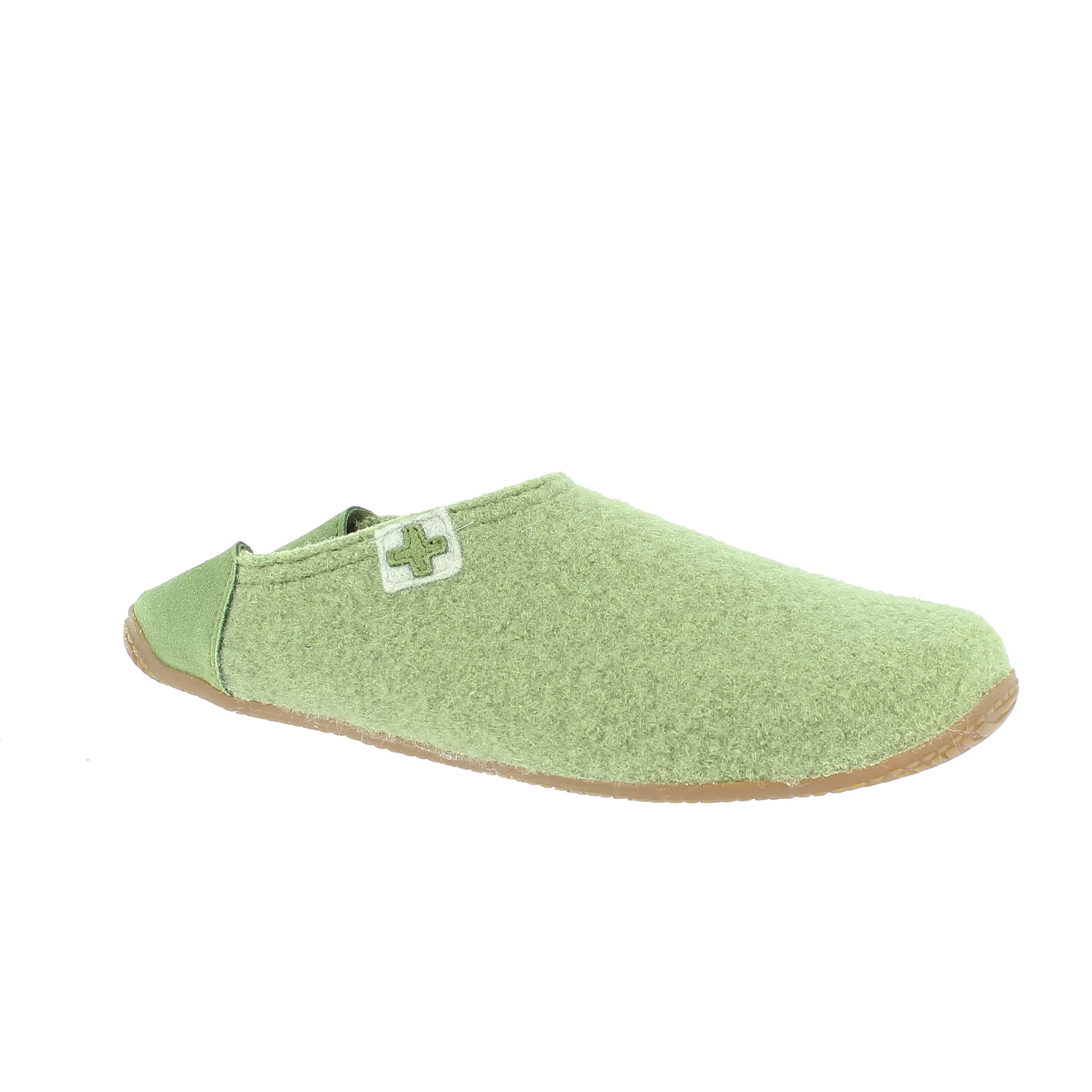 Pantoffel mit Lederkappe