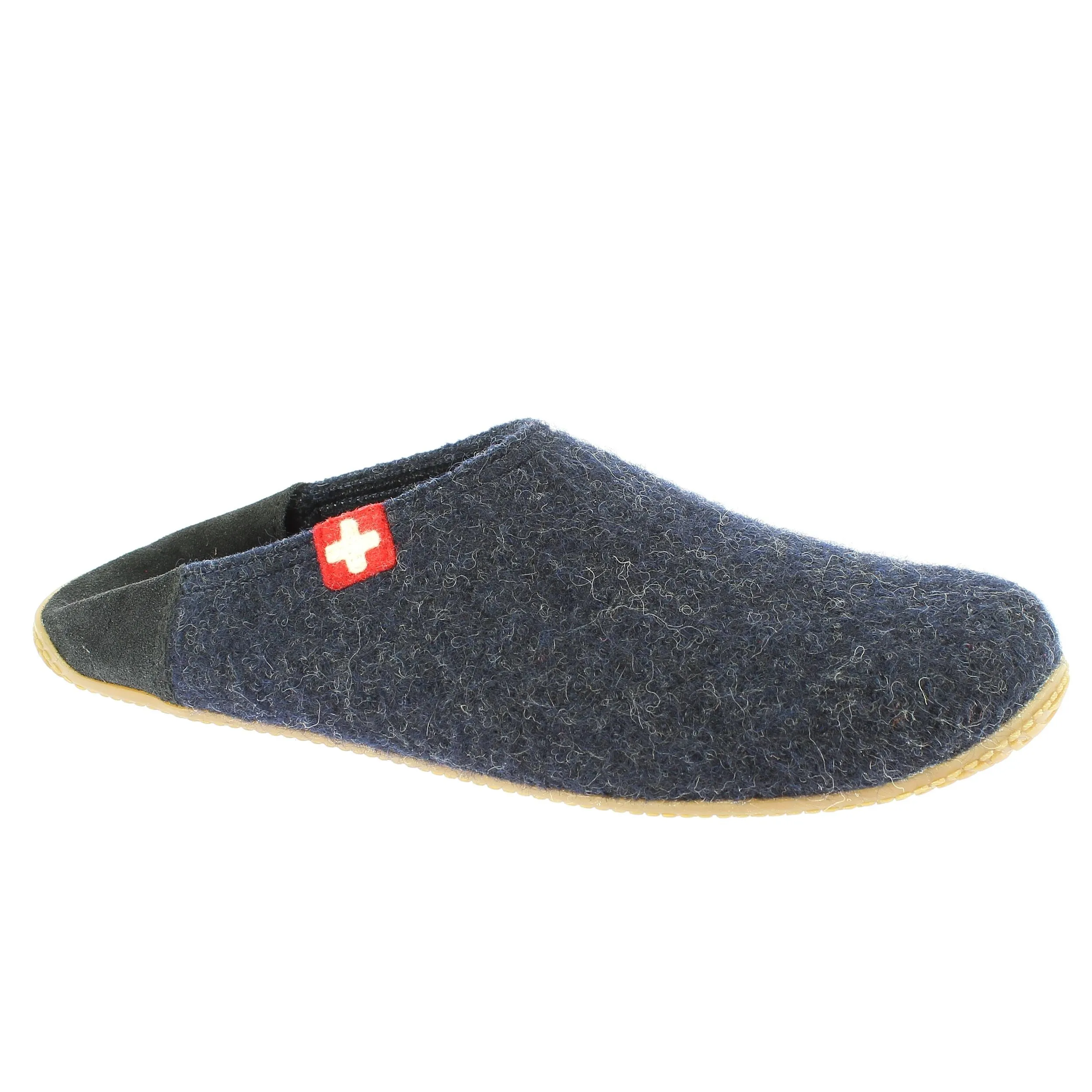 Pantoffel mit Lederkappe