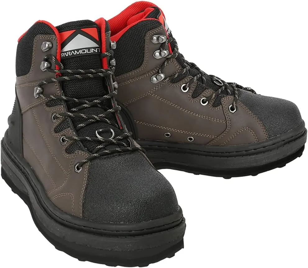 Paramount Outdoors Men's MFBW004-DJX-9 Deep Eddy Cleated Wading Boot, Brown, 9