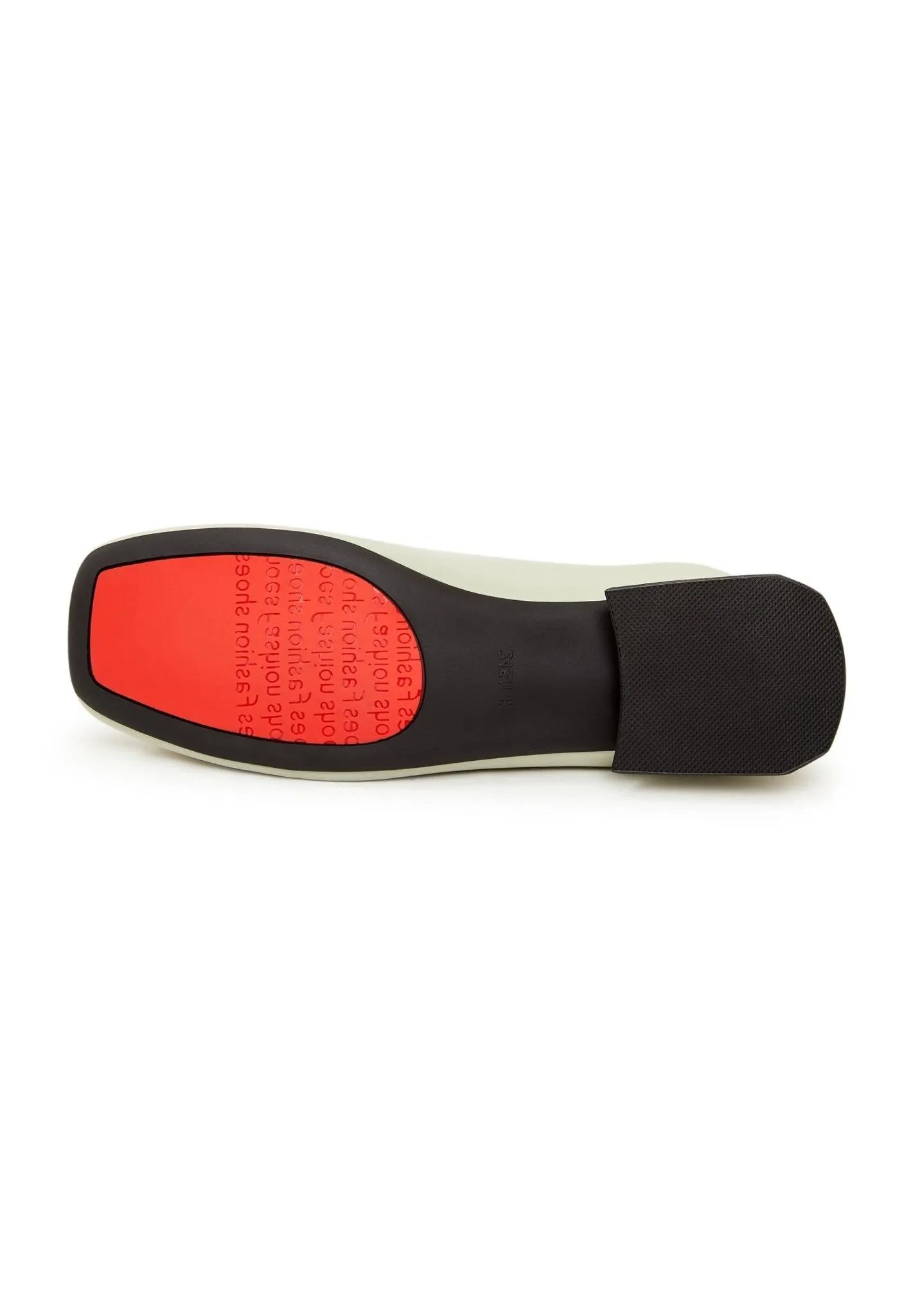Patent Leather Embellished Ballet Flats - Mint