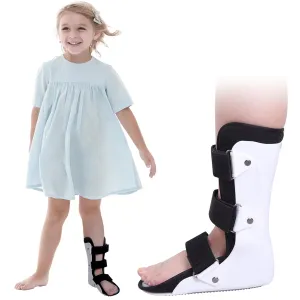 Pediatric Walking Boot For Kids,Fracture Boot for Kids, Orthopedic Support Shoe for Youth Ankle Break Injury, Kid's Stress Metatarsal Bone Fracture, Broken Foot or Toe Recovery Cast, Left(L)