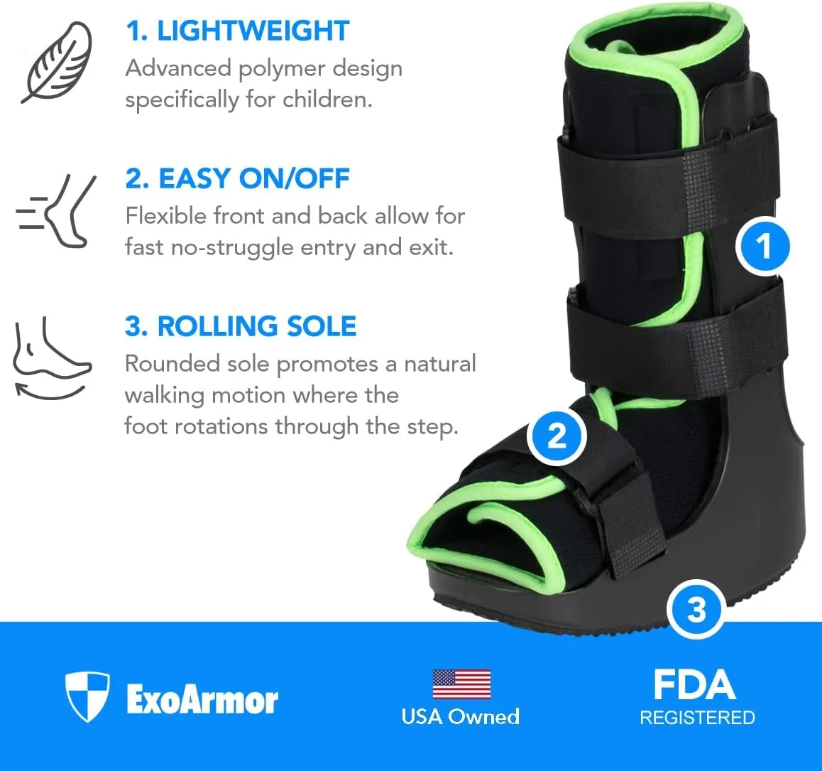 Pediatric Walking Boot - Lightweight Medical Boot for Children