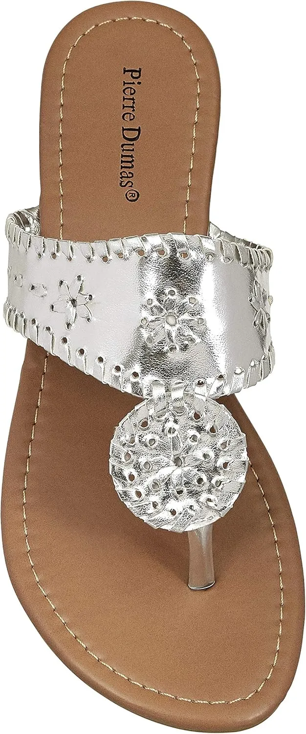 Pierre Dumas Women's Rosetta Slip-on Sandals