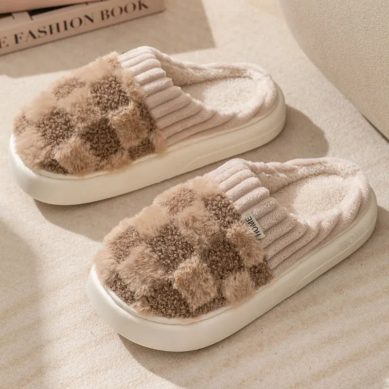 Plaid Slippers