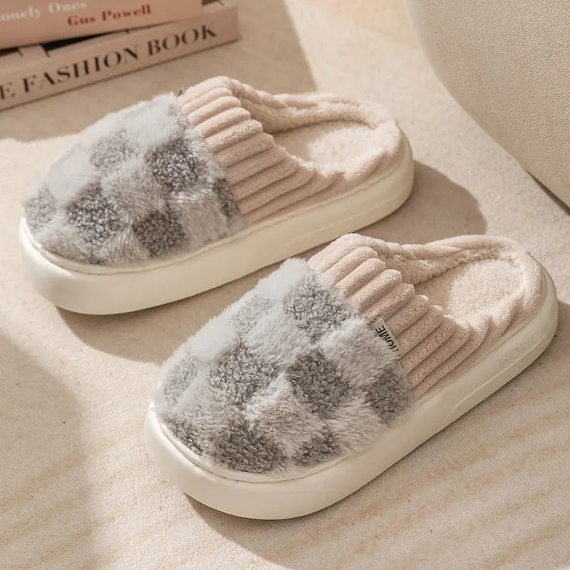 Plaid Slippers