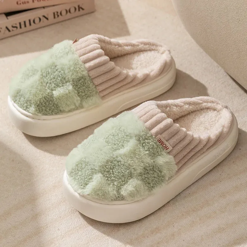 Plaid Slippers