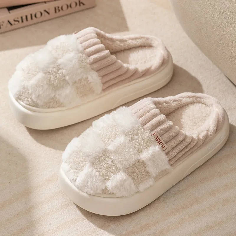 Plaid Slippers