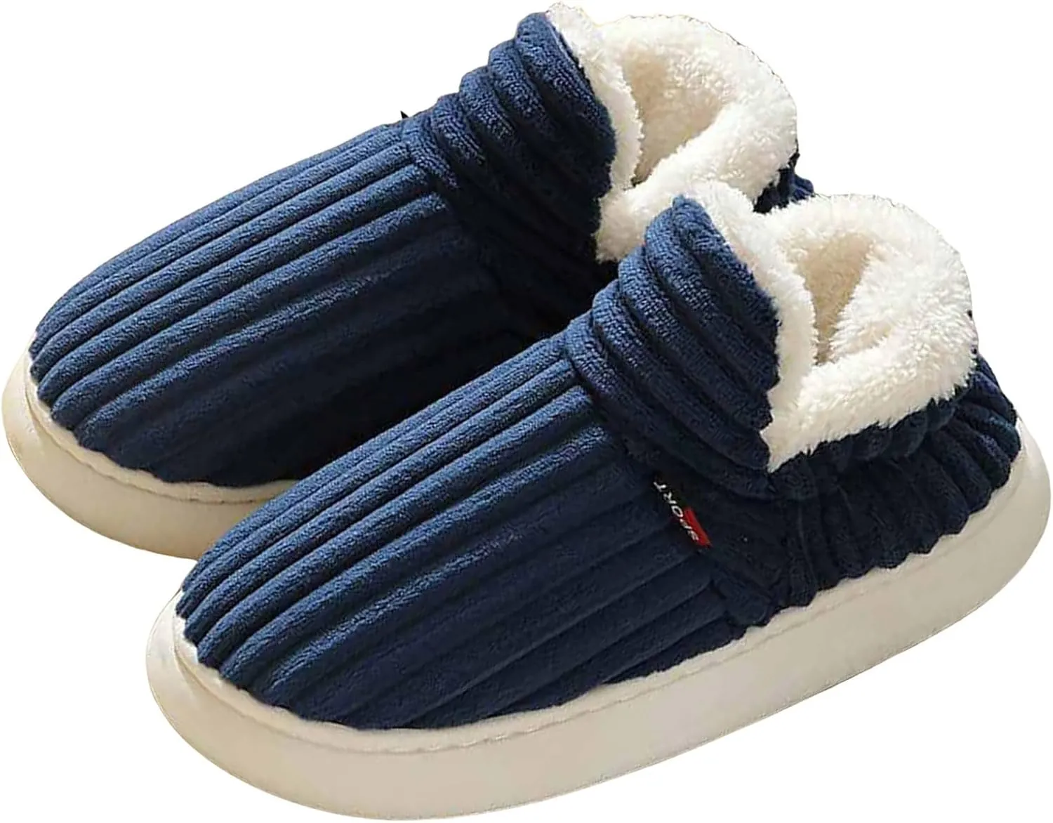 Pluffi Slipper Booties Women Pluffi Cozy Stylish Slipper Winter Fuzzy Warm Thick-Soled Plush House Cloud Slides Men Women