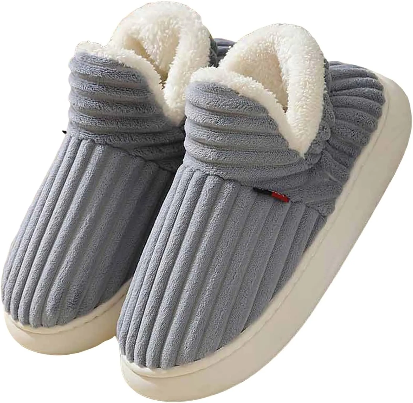 Pluffi Slipper Booties Women Pluffi Cozy Stylish Slipper Winter Fuzzy Warm Thick-Soled Plush House Slides Men Women