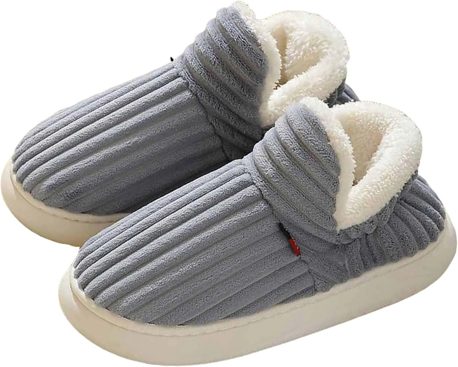 Pluffi Slipper Booties Women Pluffi Cozy Stylish Slipper Winter Fuzzy Warm Thick-Soled Plush House Slides Men Women