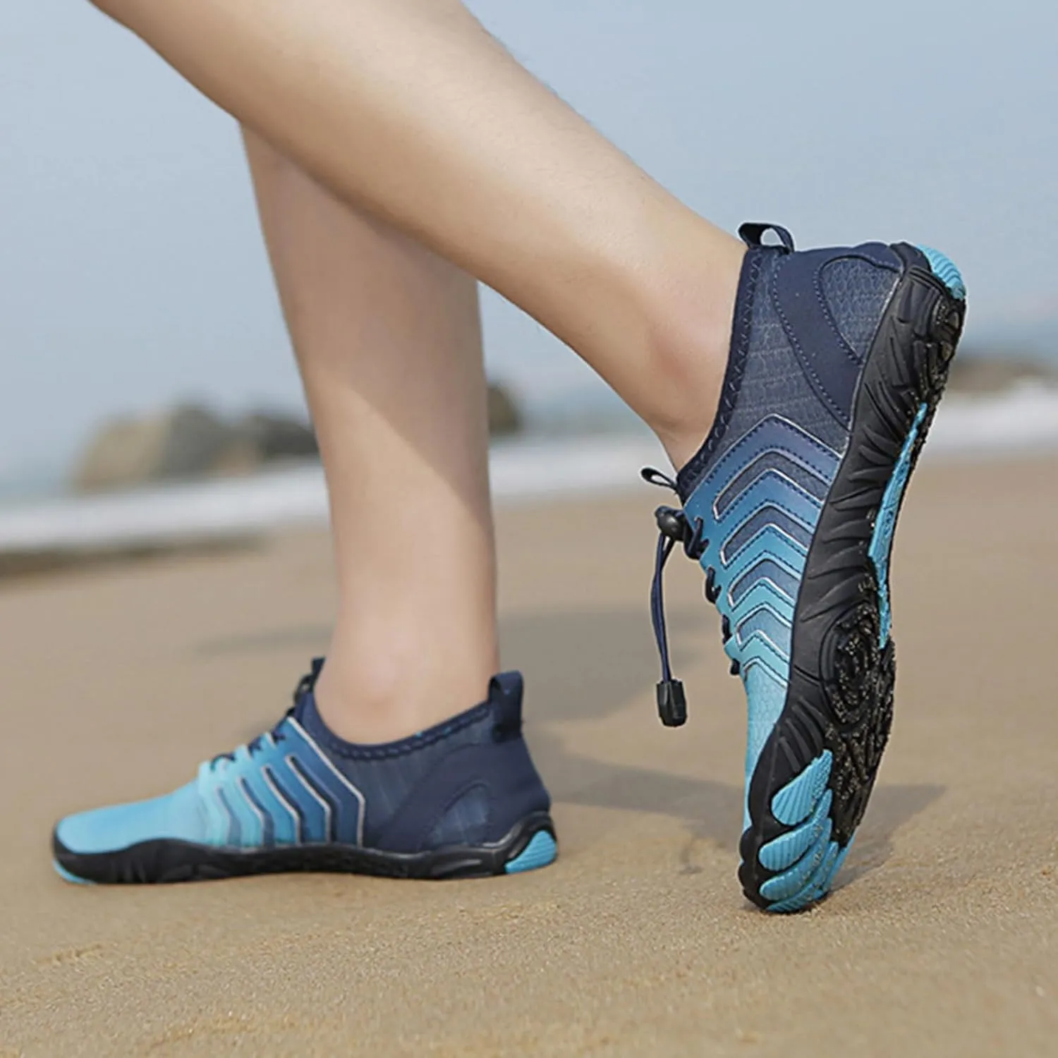 Pro Barefoot Shoes Comfortable Hike Barefoot Footwear Water Shoes for Women Men Quick-Dry Aqua Socks Swim Beach Barefoots Ladies Athletic Shoe Flat Bottom