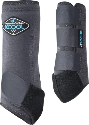 Professional's Choice 2XCOOL Sports Medicine Horse Boots | Protective & Breathable Design for Ultimate Comfort, Durability & Cooling in Active Horses | 2 Pack (Charcoal, Medium)