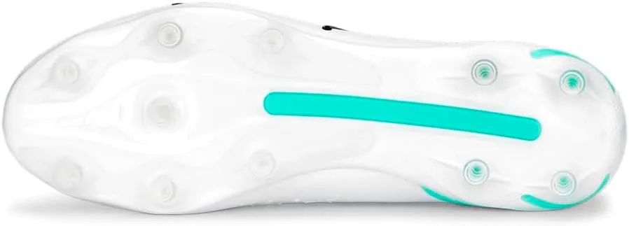 PUMA Women's Fg Outsole King Ultimate Ag Soccer Cleated, Firm Ground, Turf-White-Size 9 M