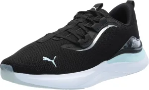 PUMA Women's Softride Harmony Cross Training Shoes, White-Black, 7.5