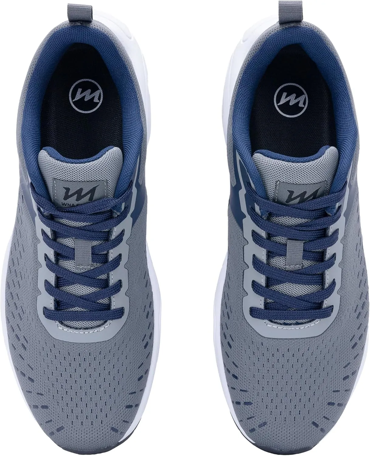 Quseek Mens Air Running Shoes Tennis Athletic Sneakers Lightweight Breathable Walking Sneakers for Gym Jogging Sports US 7-13