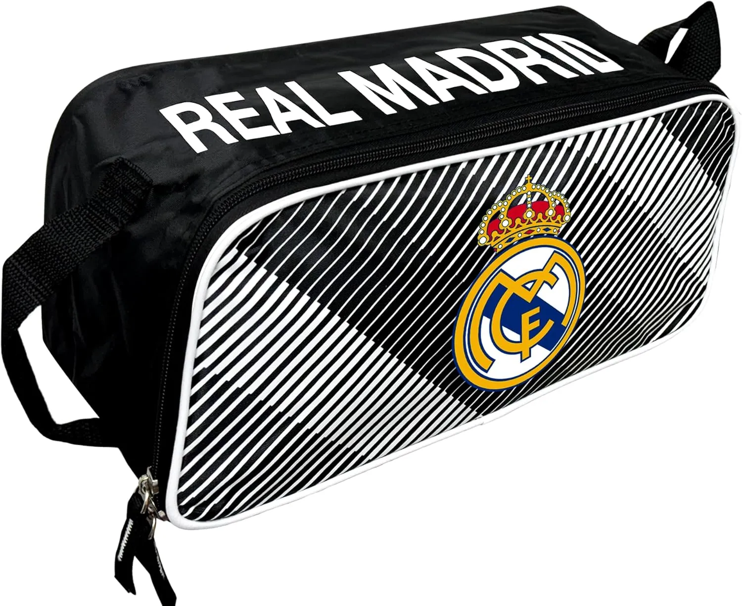 Real Madrid Shoe Bag, Soccer Cleats Storage Bag, Licensed Real Madrid Shoe Carrying Bag