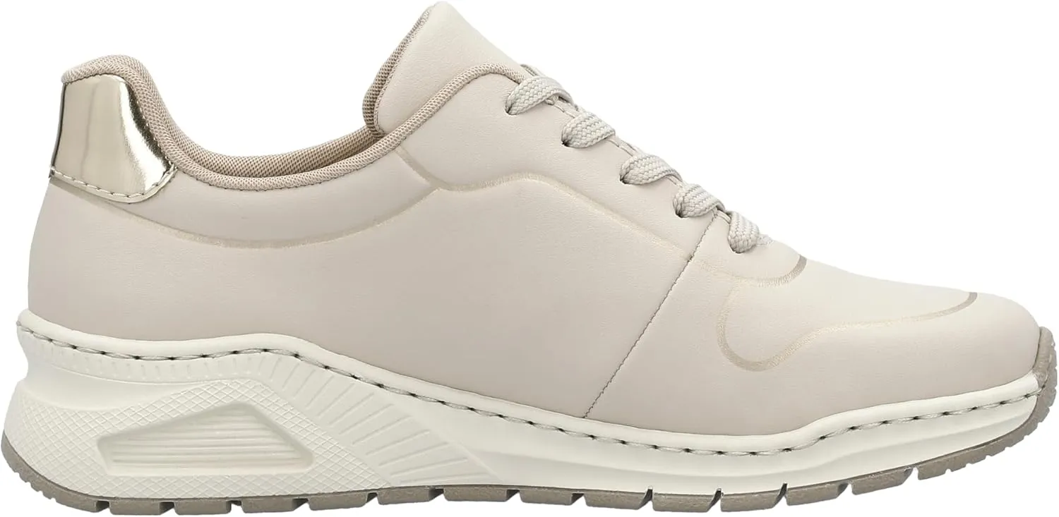 Rieker Women's comfortable shoes, M4903, women's lace-up shoes, loose insole