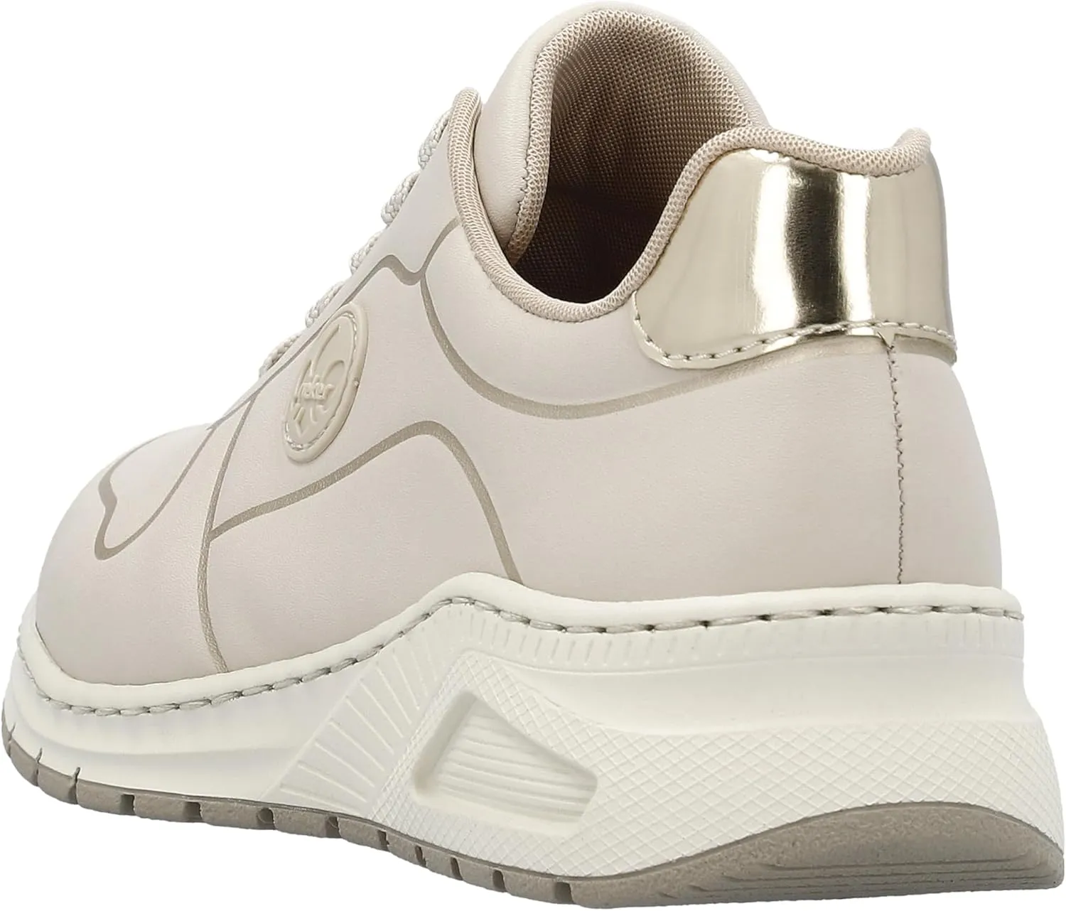 Rieker Women's comfortable shoes, M4903, women's lace-up shoes, loose insole