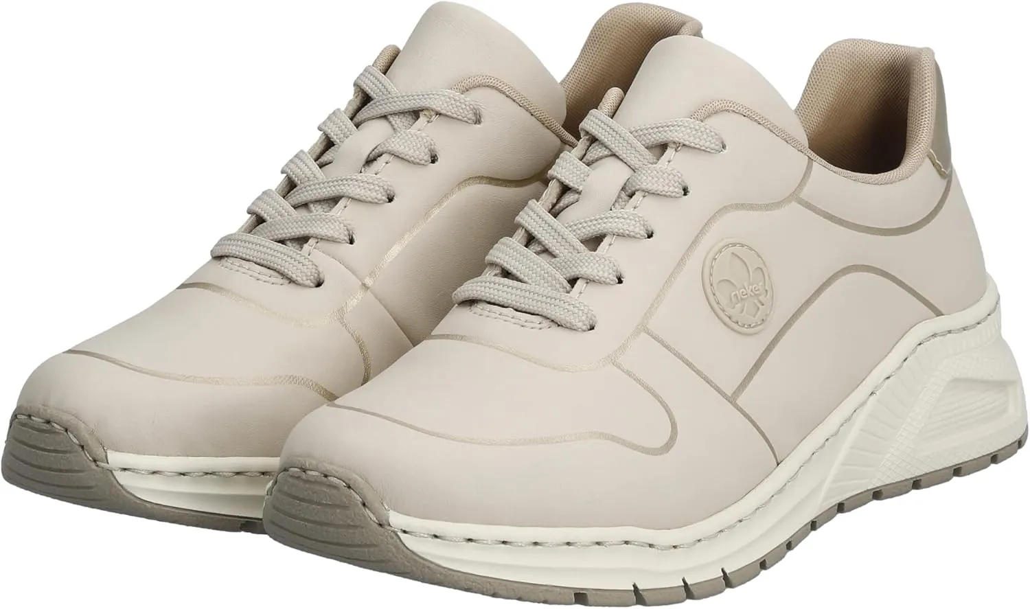 Rieker Women's comfortable shoes, M4903, women's lace-up shoes, loose insole