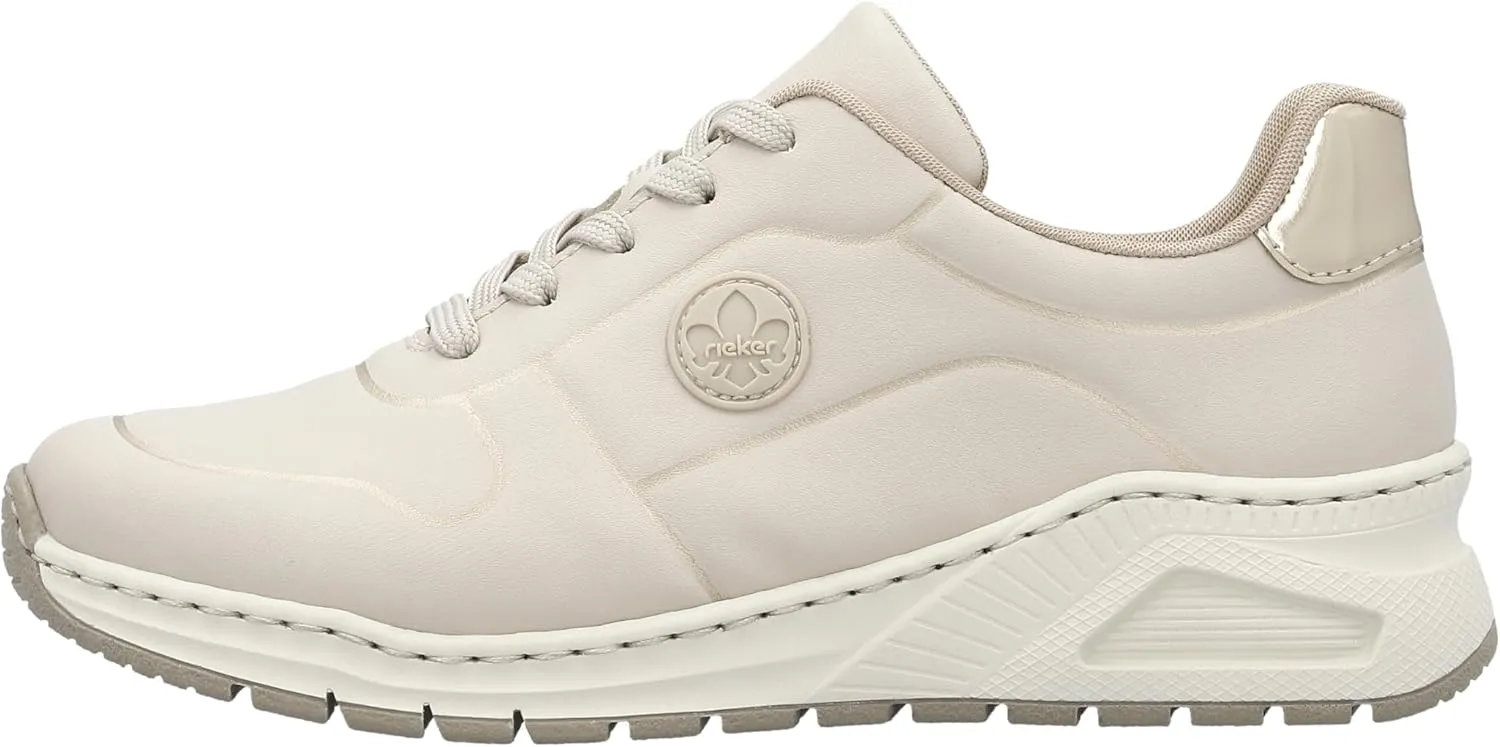Rieker Women's comfortable shoes, M4903, women's lace-up shoes, loose insole
