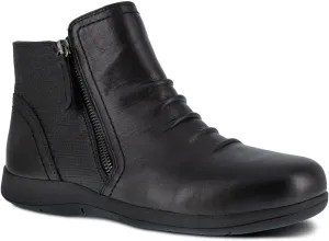 Rockport Women's Daisey Work Safety Toe Ruched Bootie