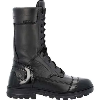 Rocky Men's Jump Pro 10" Soft Toe Waterproof Public Service Duty Boot - Black - RKD0121