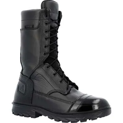 Rocky Men's Jump Pro 10" Soft Toe Waterproof Public Service Duty Boot - Black - RKD0121