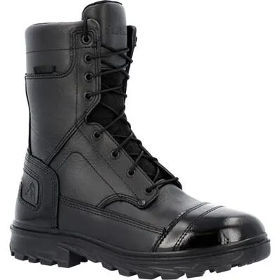 Rocky Men's Jump Pro 8" Soft Toe Waterproof Public Service Duty Boot - Black - RKD0120