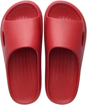 Rojeam Women & Men Shower Slippers Open Toe House Slides Bathroom Sandals
