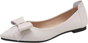 Rojeam Womens Flats Shoes Portable Pumps Ballet Flat Slip-on Ballerina Pumps Shoes Ladies Loafers