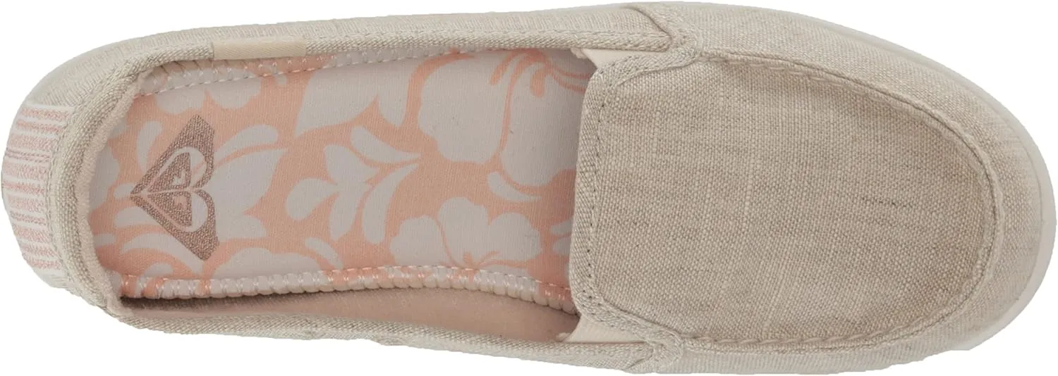 Roxy Women's Minnow Slip on Sneaker Shoe Loafer Flat