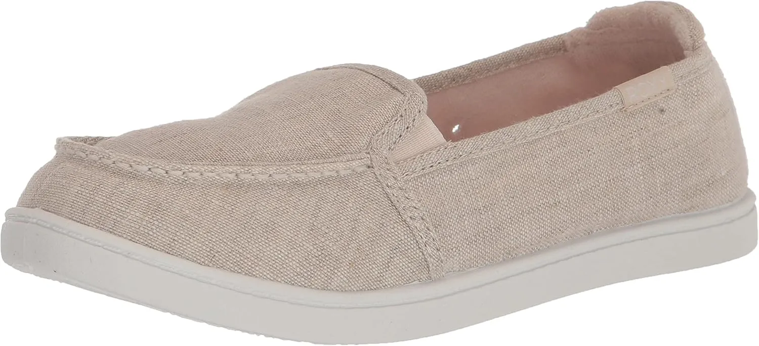 Roxy Women's Minnow Slip on Sneaker Shoe Loafer Flat