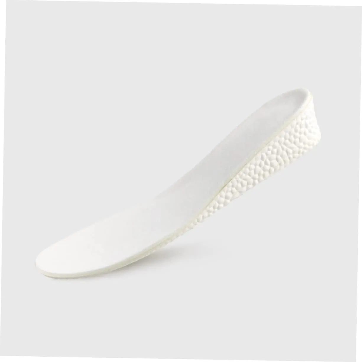 SAFIGLE 1 Pair Insole Increased Sports Increasing Absorbing Foot Cushion Shoe Inserts Shoe Padding Foam Runner High Arch Lift Support Cushioned Height Trainer Feet Soles Pads White