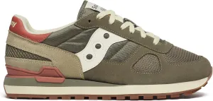 Saucony Men's Shadow Original Sneaker, Olive/Rust, 12