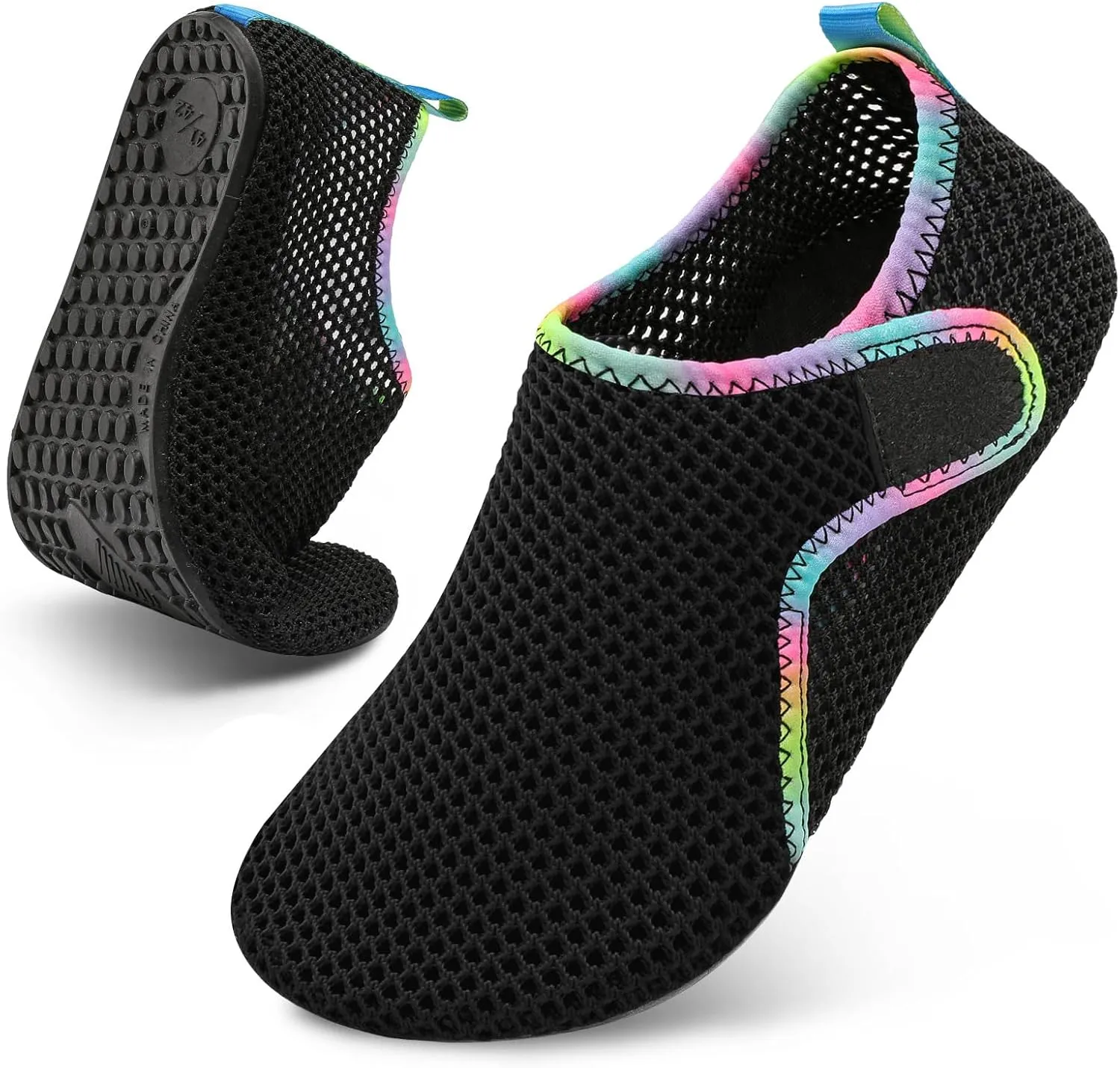 Scurtain Barefoot Water Shoes for Women Men Beach Swim Aqua Socks Summer Quick-Dry Sandals Slippers