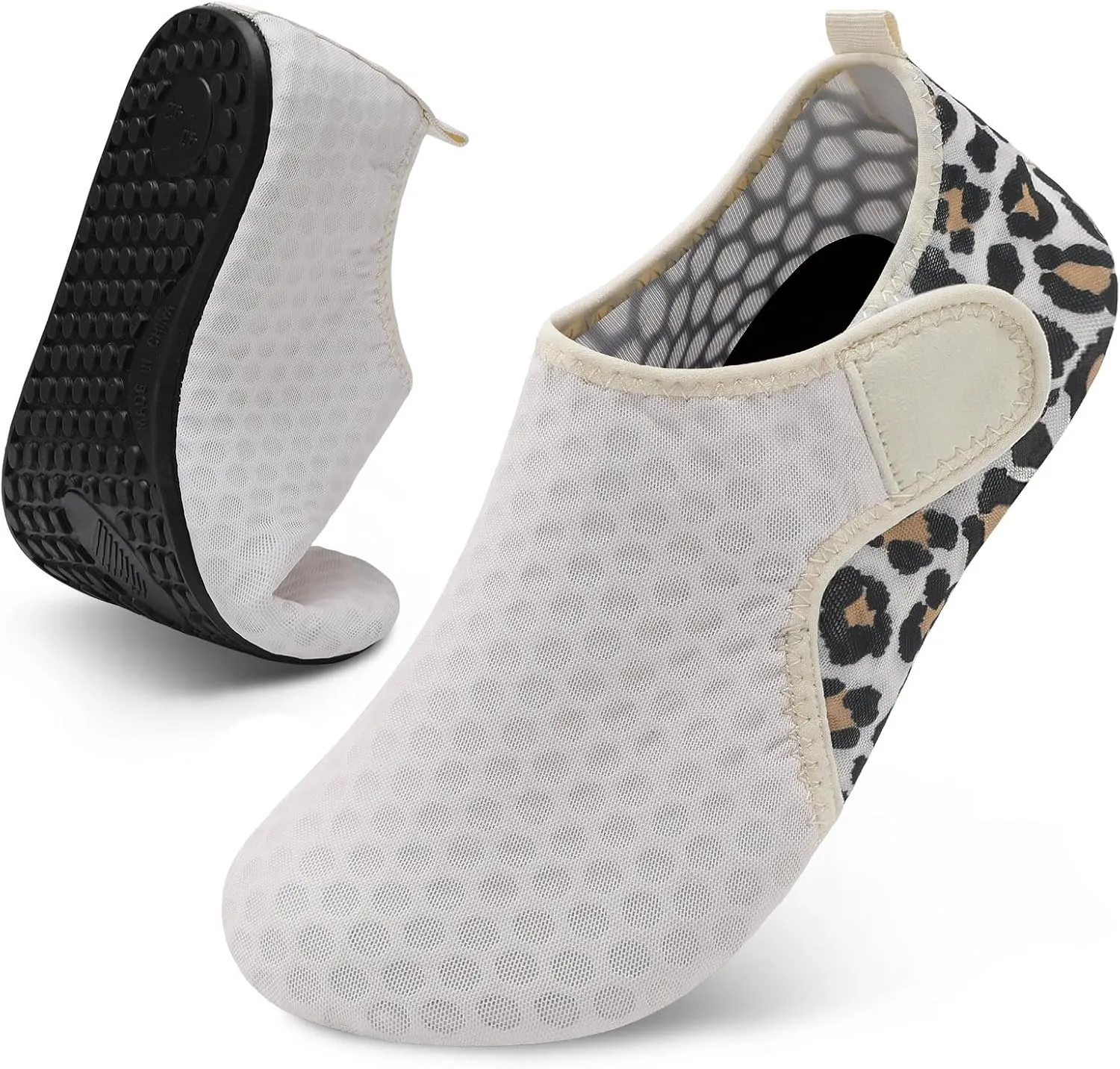Scurtain Barefoot Water Shoes for Women Men Beach Swim Aqua Socks Summer Quick-Dry Sandals Slippers