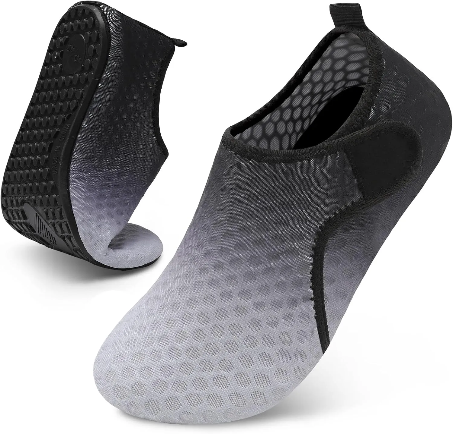 Scurtain Barefoot Water Shoes for Women Men Beach Swim Aqua Socks Summer Quick-Dry Sandals Slippers
