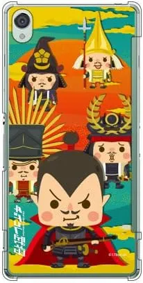 SECOND SKIN CHOICOLE Warlords Fubu Tenka (Clear) Design by Takahiro Inaba/for Xperia Z3 SOL26/au ASOL26-PCCL-205-Y765