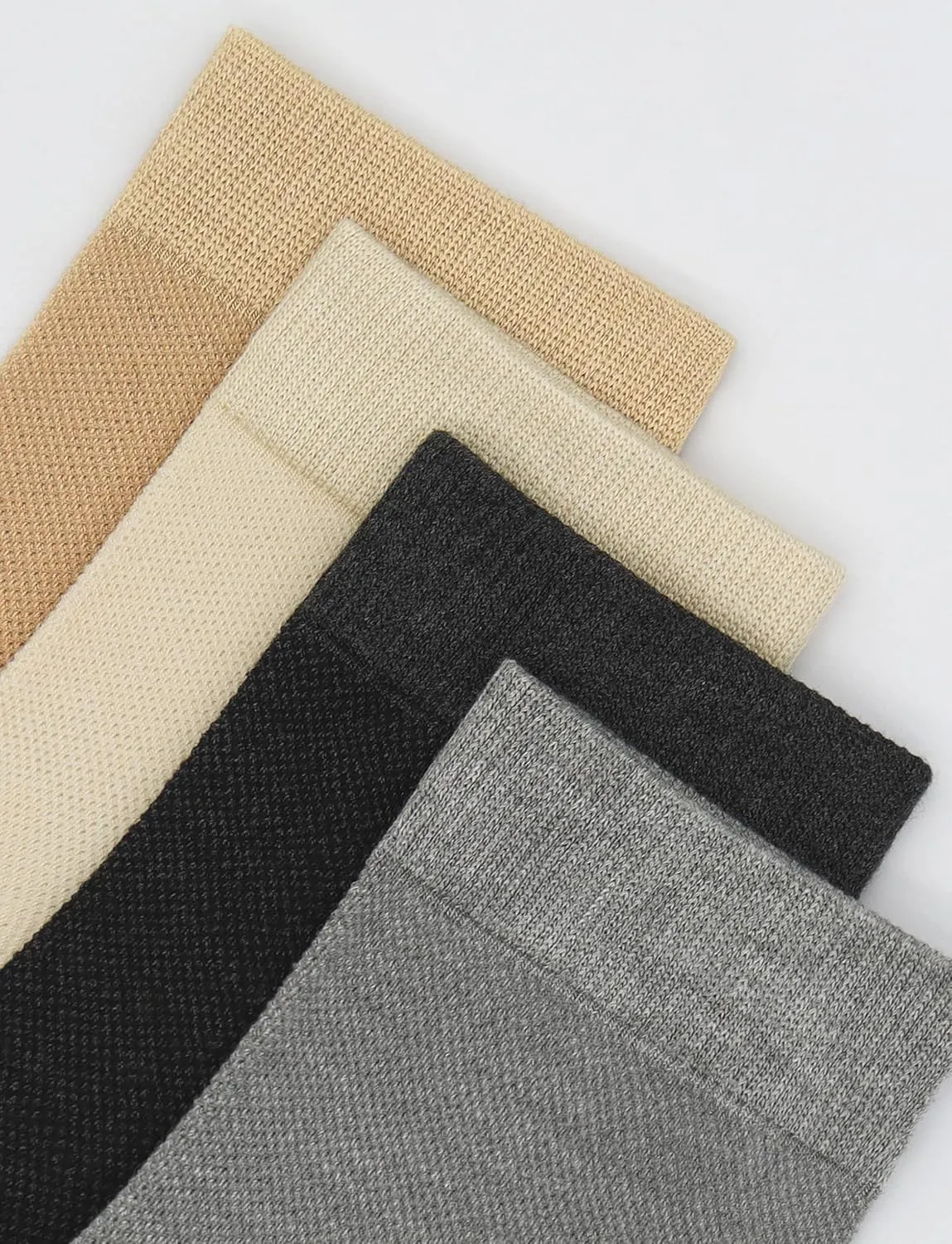 SERISIMPLE Mens Rayon Bamboo Ankle Breathable Socks Thin Quarter Athletic Comfortable Casual Mesh Socks 5 Pairs