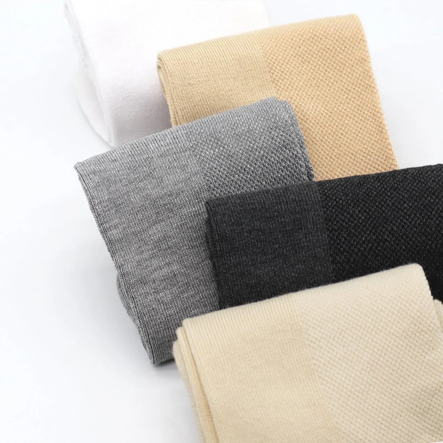 SERISIMPLE Mens Rayon Bamboo Ankle Breathable Socks Thin Quarter Athletic Comfortable Casual Mesh Socks 5 Pairs