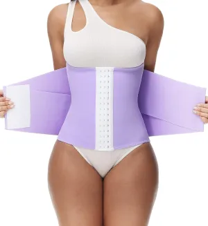 SHAPSHE Sweat Waist Trainer Corset for Women Sweet Belly Waist Trimmer Tummy Wrap Sport Workout Postpartum Sauna Belt Band
