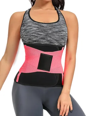 SHAPSHE Sweat Waist Trainer for women Working Out Waist Trimmer Warp Belt Belly Band Tummy Control Back Support Slimming