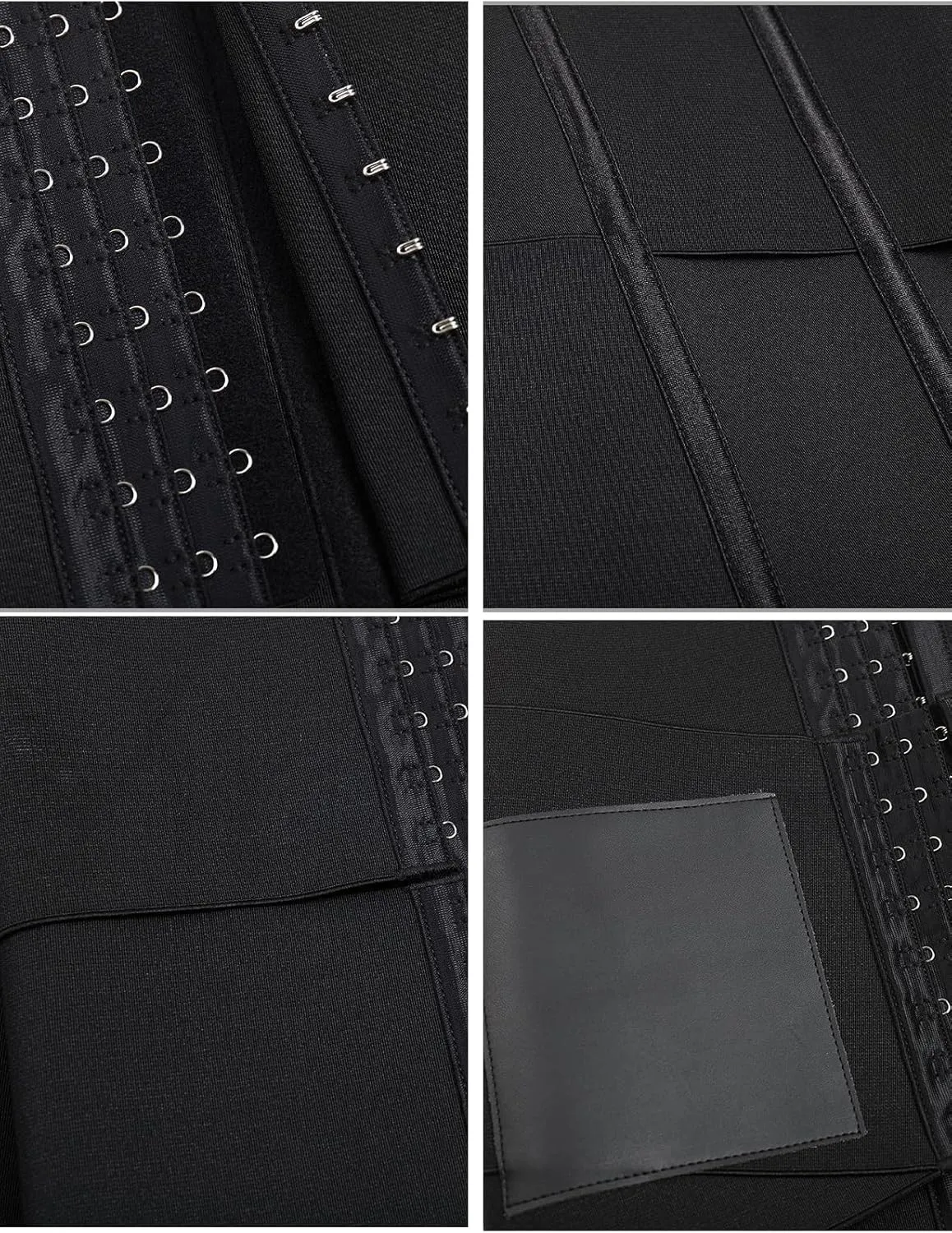 SHAPSHE Waist Trainer For Women Tummy Control Workout Waist Cincher Segmented Triple Wrap Belt Postpartum Girdle with Hooks