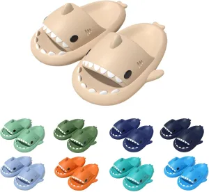 Shark Slipper, Shark Slides, Anti-Slip Quick Drying Shark Sliders