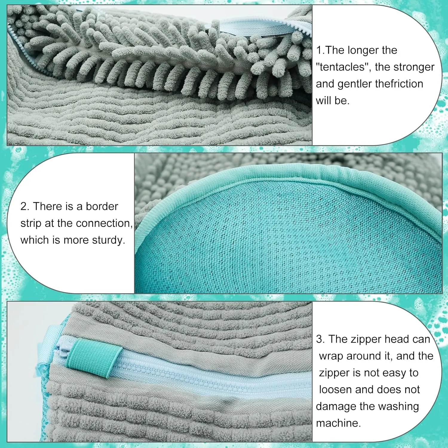 Shoe washing machine bag, laundry shoe bag for washer and dryer, Reusable Zipper Plush Sneakers Washing Machine Bag for Shoes, Gym,Tennis Shoes, Delicate Gray 1pc